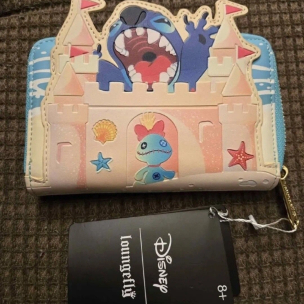 Loungefly Stitch Sand Castle Wallet